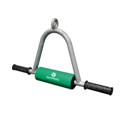 Galvanized steel handlebar. Equipped with 2 non-slip handles + protective foam.