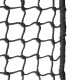 Black safety net in PA 50 mesh - bolt rope
