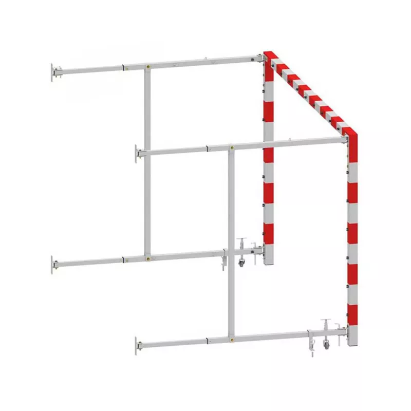 Buts de handball rabattable acier galvanisé 80x80mm