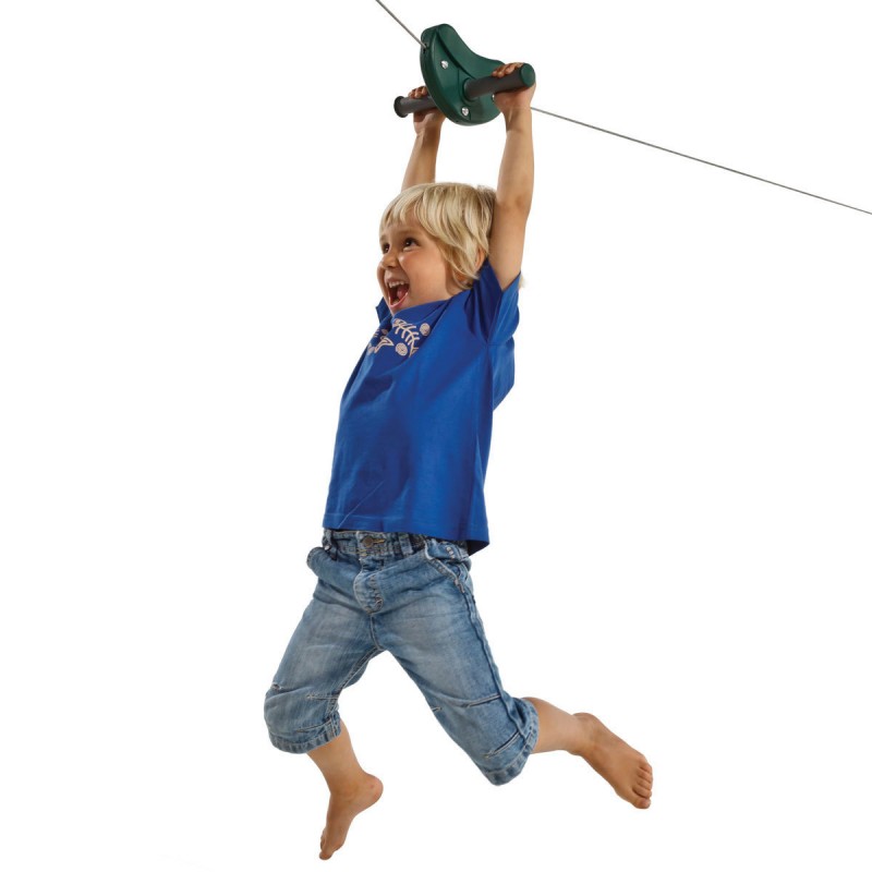 Tyrolienne pour enfants env. 25 m LEG11955 Accessoires aire de jeux