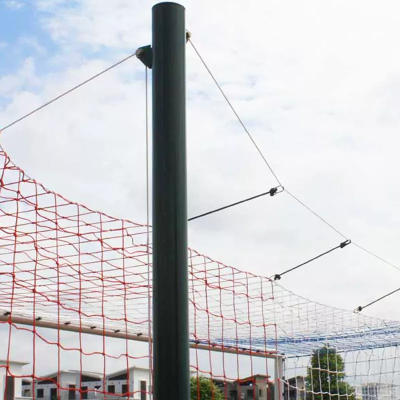 Jeu de mâts arrières ?50mm pour but de football à 8 ou 11 joueurs