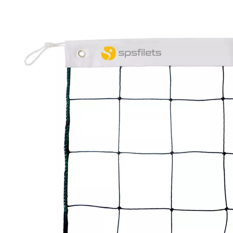 PE Volleyball Nets - black and white PVC tape