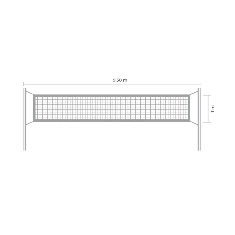 Filet Volley Ø3mm tressé