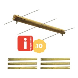 Wooden cable spreader