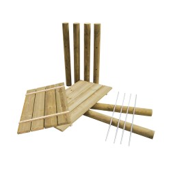 Wooden platform in kit
