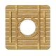 Platform on bracket treated timber class 4 thickness 32mm - Square form + access