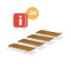 Grooved gangway board