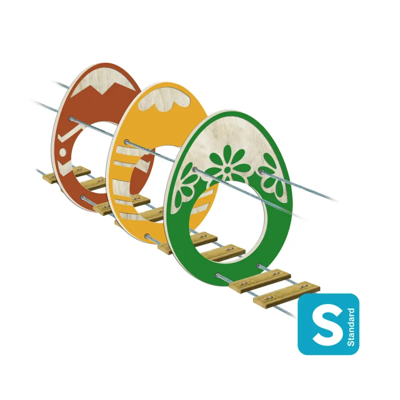 Big Oeuf | Wooden play module for your tree climbing courses