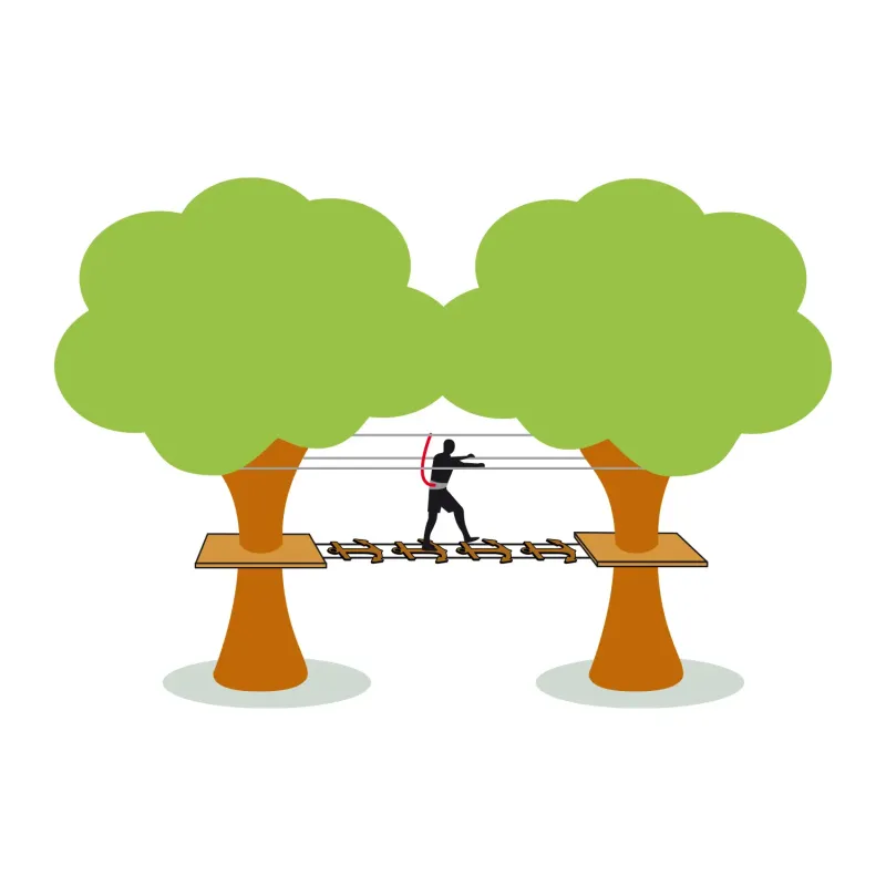 Anchor | Wooden game for treetop adventure park SPSFilets