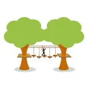 Hanging Plate | Wooden Apparatus for Tree Climbing
