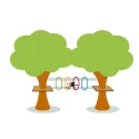 The Hula hoop | Play module for tree climbing course
