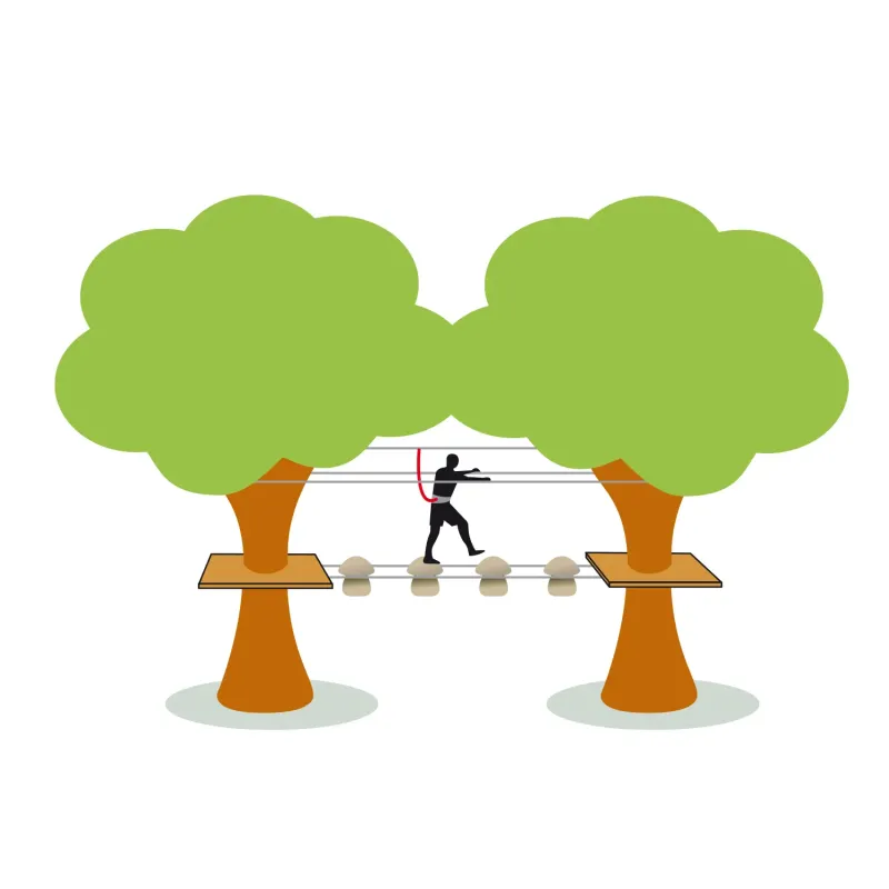 Mushroom : Game Module Treetop adventure | Wooden Games SPS Filets