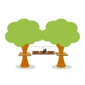 Pommel Horse : Treetop Adventures Play Module | Wooden Games SPS Filets