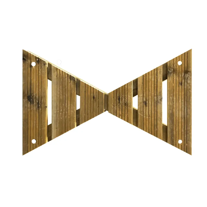 Hourglass ECO adventure course module class 4 treated wood suspended robust durable | Height play SPS Filets