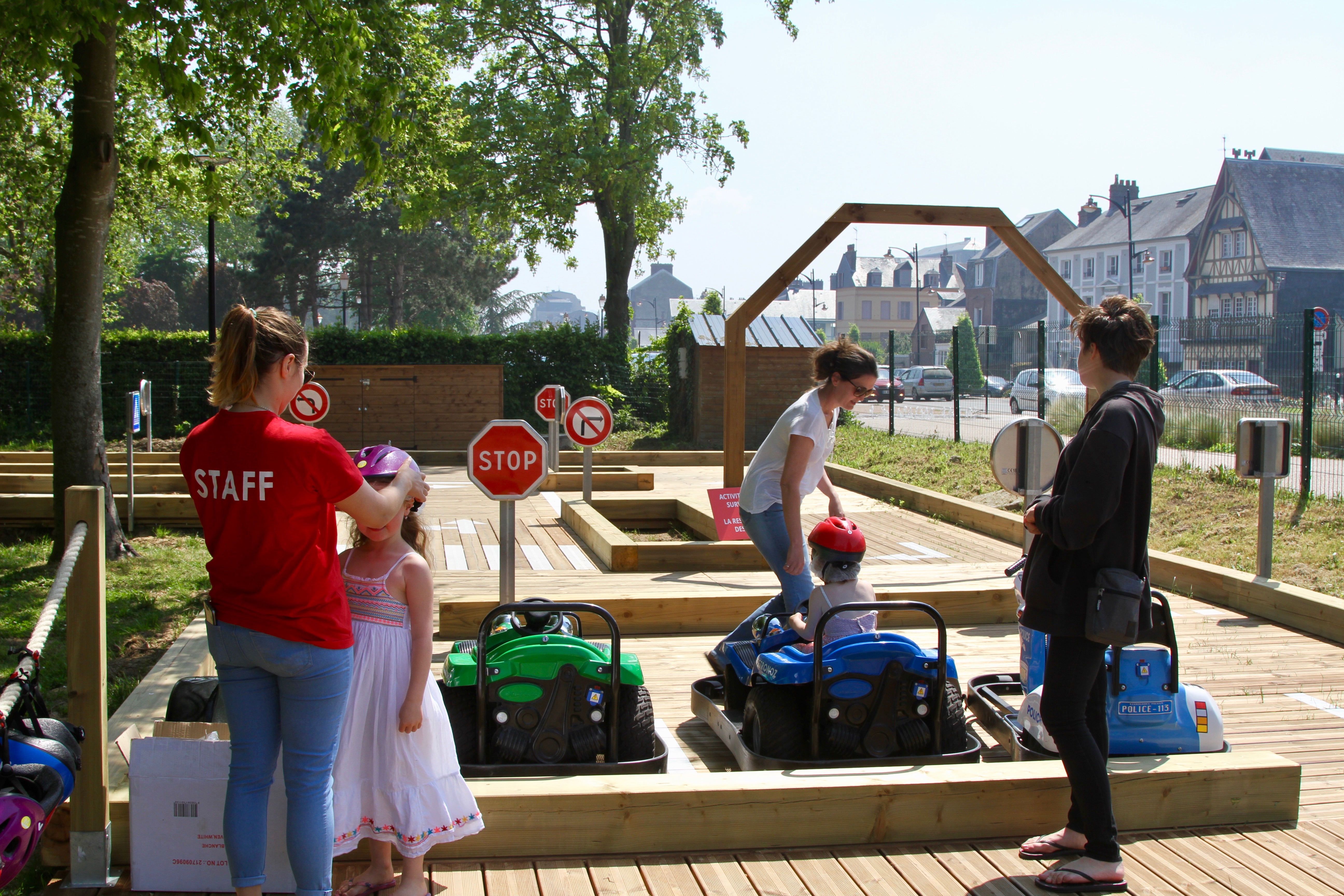 Circuit voiturettes électriques de Honfleur